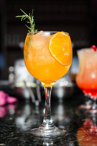 Sparkling Wine & Orange Cocktail