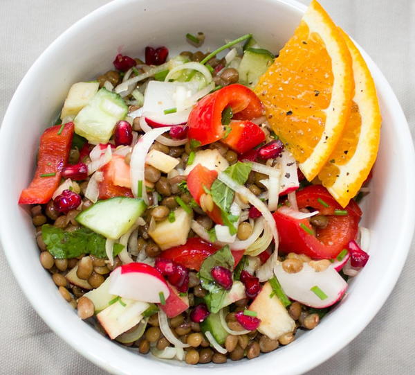 Vegan-friendly Orange And Pomegranate Salad