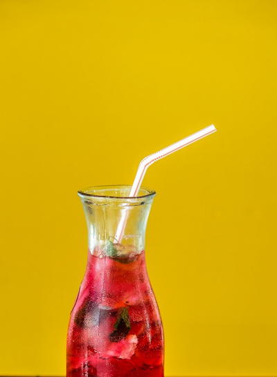 Red Wine Rhubarb Cocktail