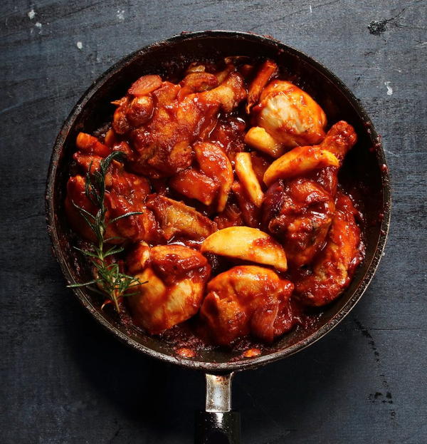 Sweet Chicken  Apple Stew