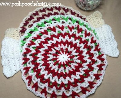 Peppermint Candy Doily