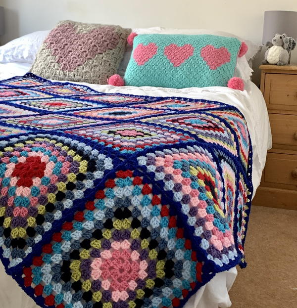 No-Brainer Granny Square Blanket