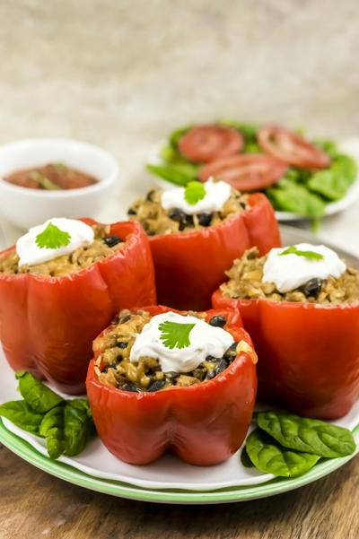 Weight Watchers Slow Cooker Stuffed Peppers