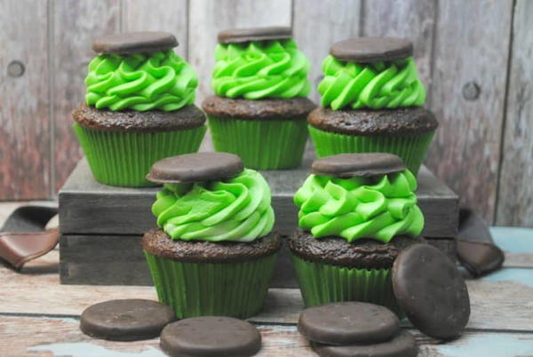 Thin Mint Cupcakes