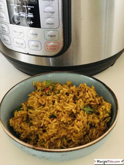 Instant Pot Brown Rice Pilaf
