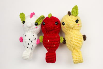 Strawberry Seahorse Crochet Pattern