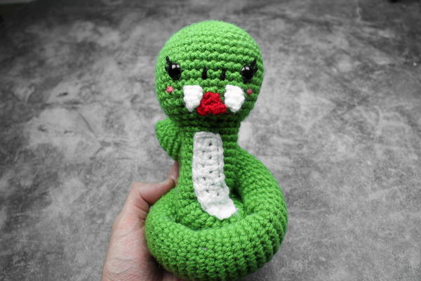 Crochet Snake Amigurumi Doll Pattern