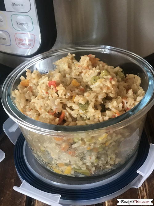 Instant Pot Brown Rice & Vegetables