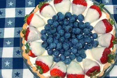 Red, White, And Blueberry Pie