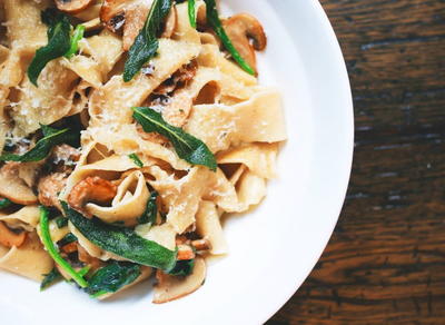 Creamy Pasta With Brown Butter And Sage