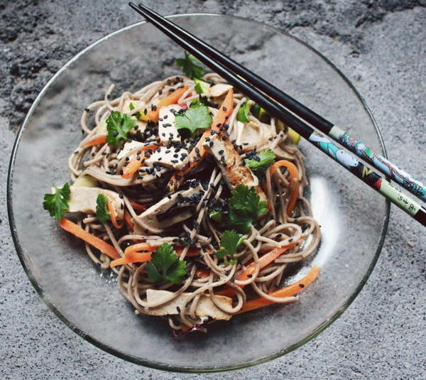 Guilt-free Stir-fried Soba Noodles