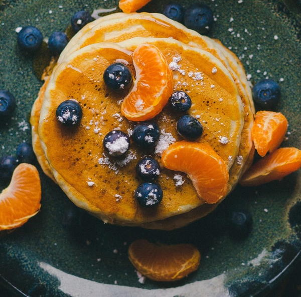 Zesty Orange Buttermilk Pancakes