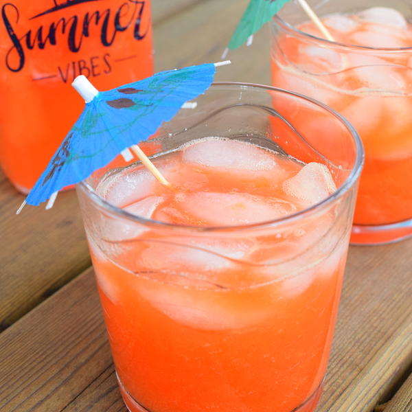 Summer Mango-pomegranate Soda