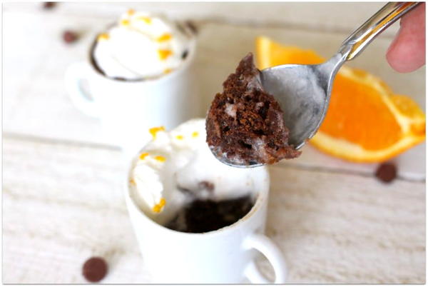 Hot Chocolate Brownie Mug Cake Shots