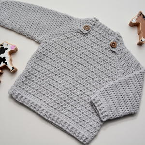 Lazy Day Crochet Baby Sweater