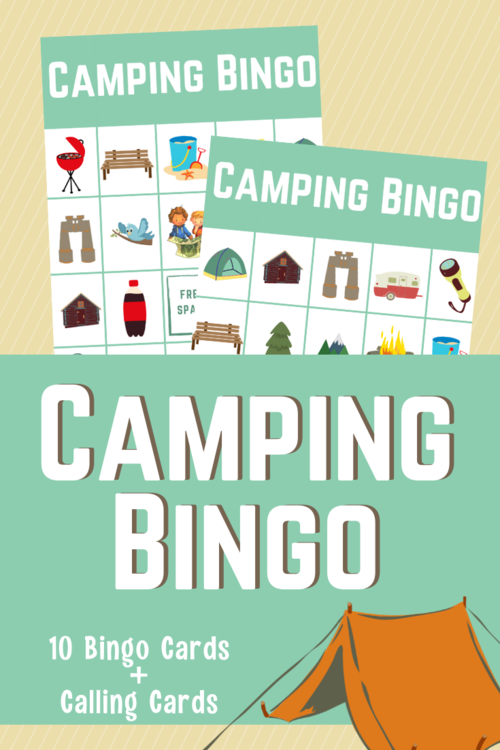 Fun Printable Camping Bingo For Kid