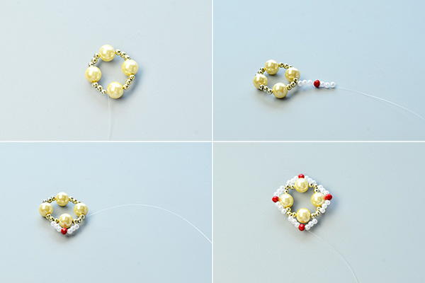 Beebeecraft Tutorials On How To Make Beaded Pearl Bracelet
