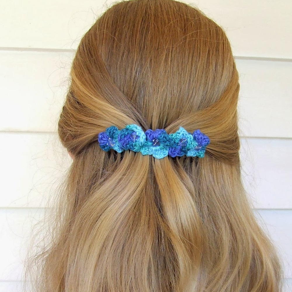 Bouquet of Flowers Hair Comb