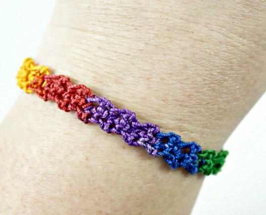 Rainbow Friendship Bracelet