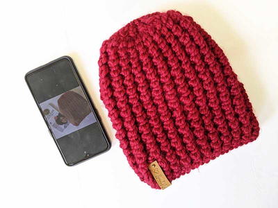 Ribbed Bubble Hat