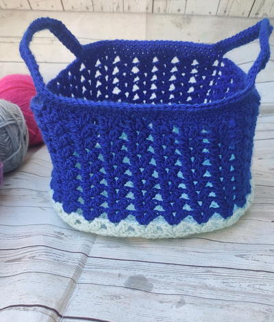 Free Crochet Storage Basket