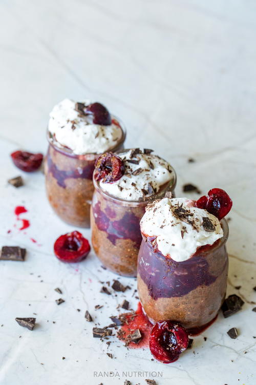 Black Forest Chia Seed Pudding