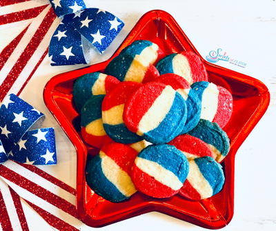 Red White & Blue Sugar Cookies