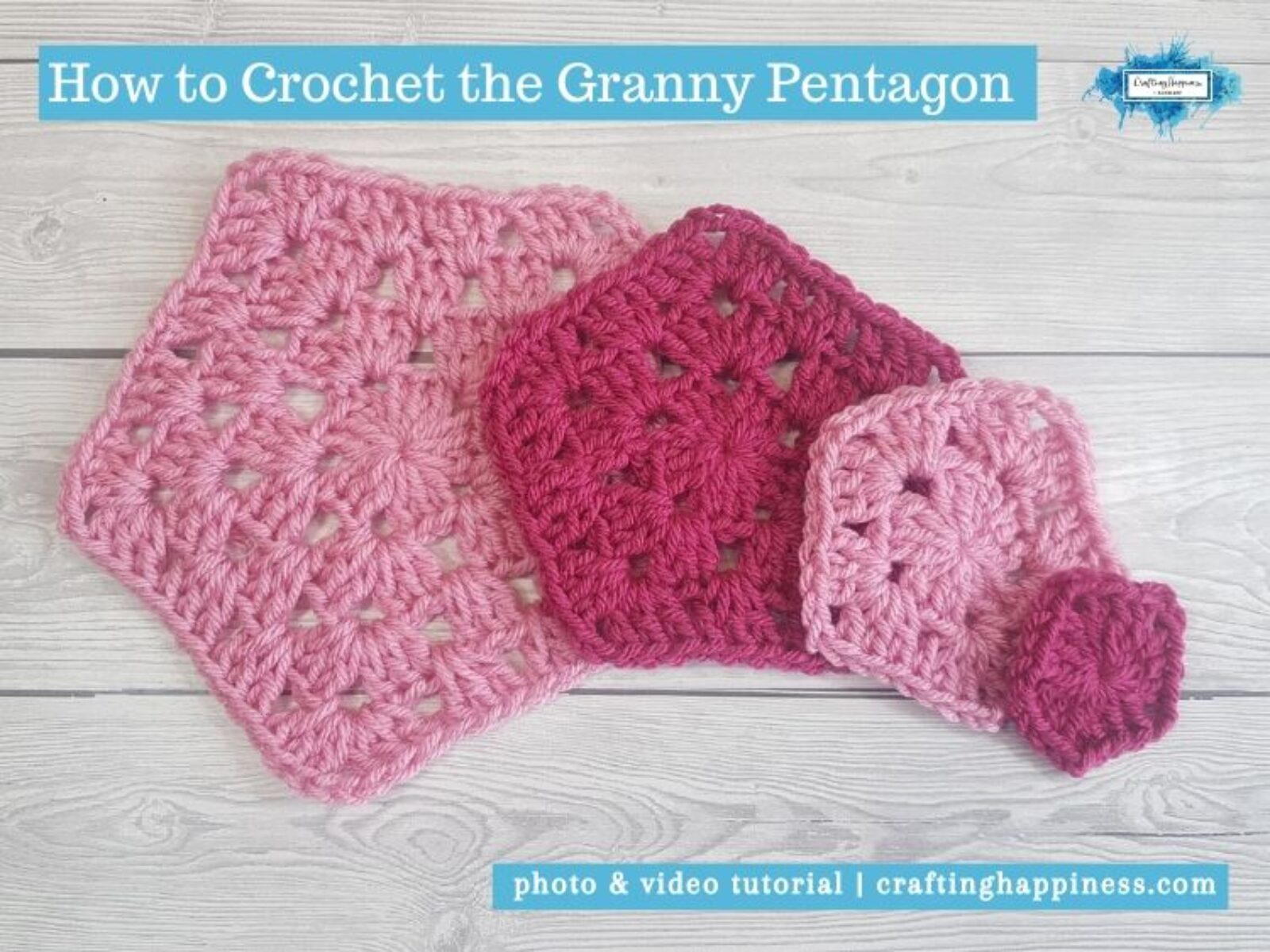 How To Crochet A Basic Granny Pentagon | AllFreeCrochet.com