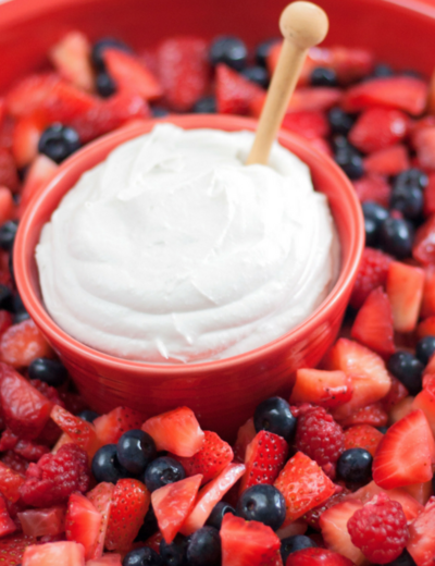 Summer Berry Salad with Whipped Coconut Cream