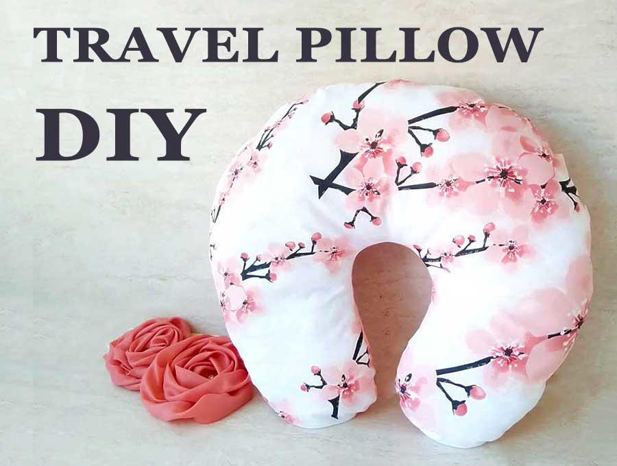 Diy Travel Neck Pillow AllFreeSewing diy-travel-neck-pillow-allfreesewing