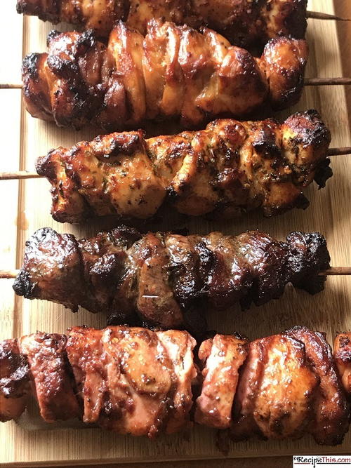 Air Fryer Chicken Skewers