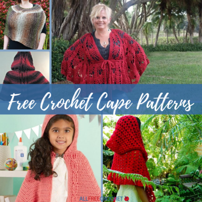 32 Crochet Cape Patterns Free AllFreeCrochet Com