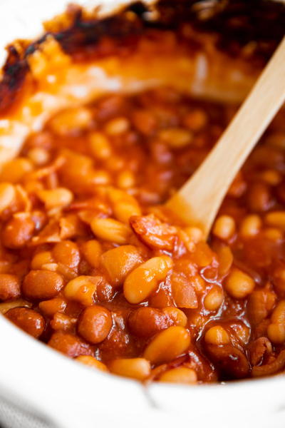 Bacon Brown Sugar Slow Cooker Baked Beans