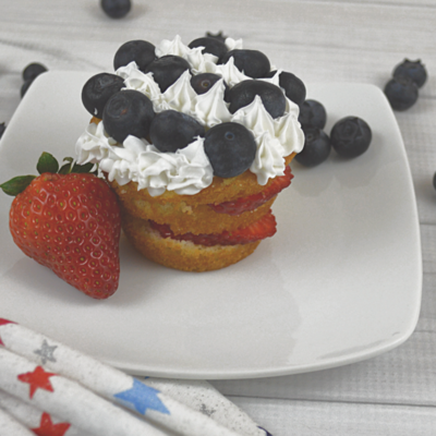 Shortcake Recipe With Strawberries & Blueberries