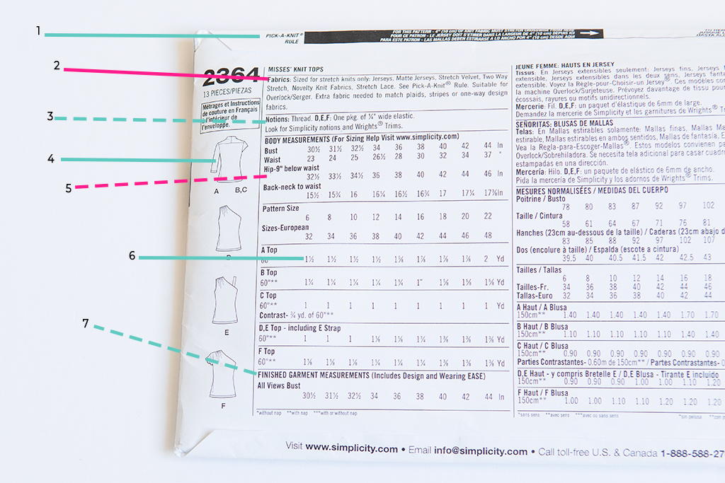 Tips For Learning To Read A Sewing Pattern