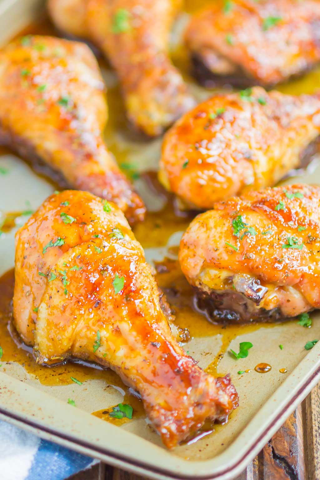 Honey Garlic Chicken Legs | FaveSouthernRecipes.com