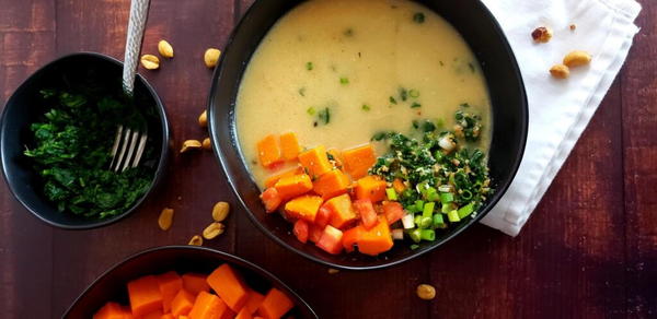 Zesty Ginger And Peanut Soup