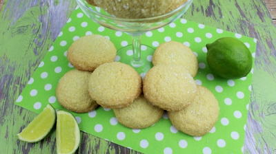 Margarita Lime Tequila Cookies