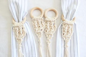 Crochet Wood Napkin Rings