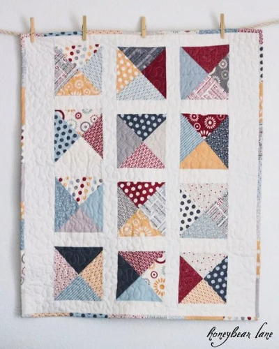 Letters from Home Baby Quilt
