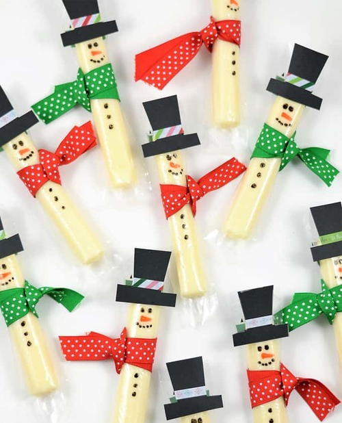 Easy Snowmen Winter Snacks