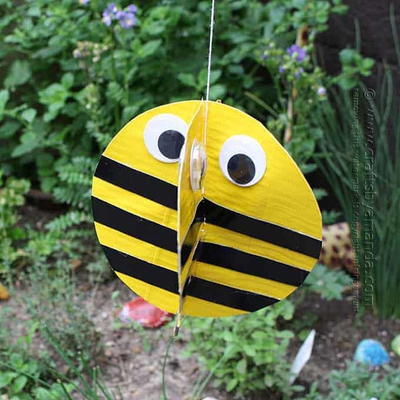 Duct Tape Twirling Bee Craft