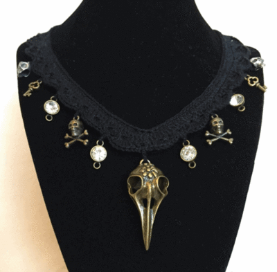 Victorian Steampunk Necklace And Bracelet