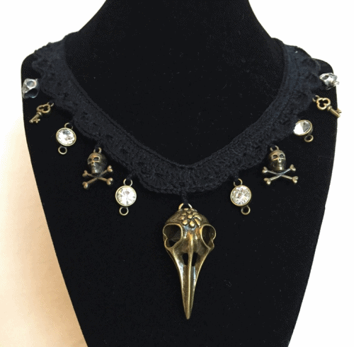 Victorian Steampunk Necklace And Bracelet