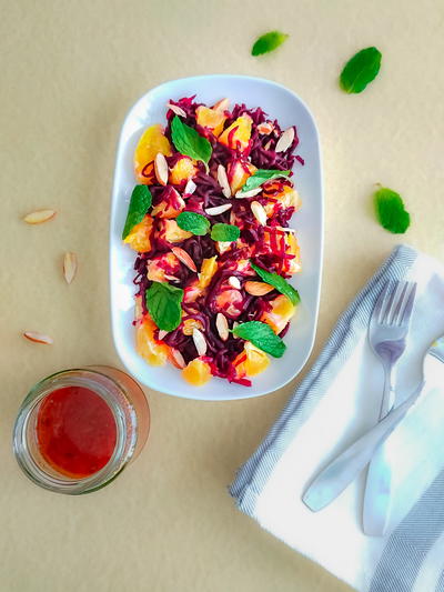 Quick And Easy Beet And Orange Salad 