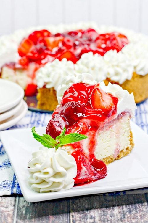 Strawberry Cheesecake | TheBestDessertRecipes.com