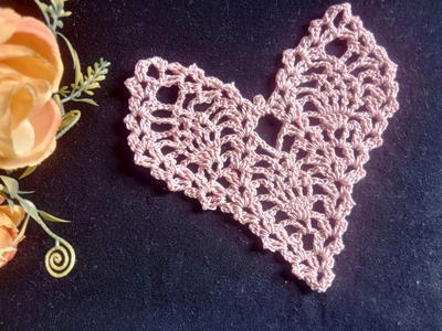 How To Crochet A Lace Heart 