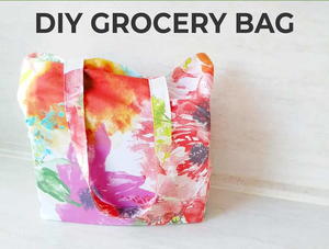 Diy Reusable Grocery Shopping Bag