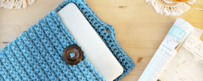 Easy Crochet Laptop Case