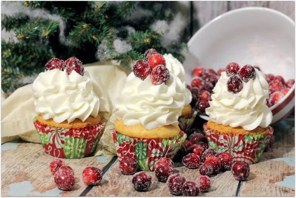 Cranberry Bliss Cupcake Recipe